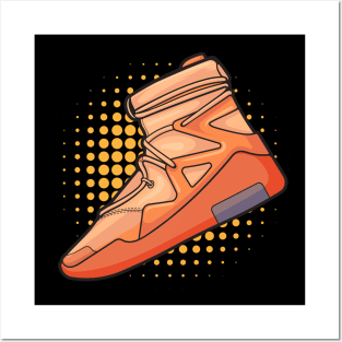 Air FOG 1 Orange Pulse Sneaker Posters and Art